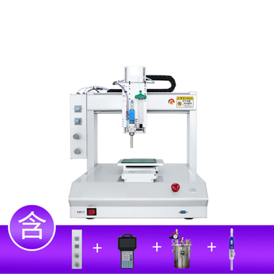 Three Anti Paint automatic PCB Coating Machine Desktop Offline 350W