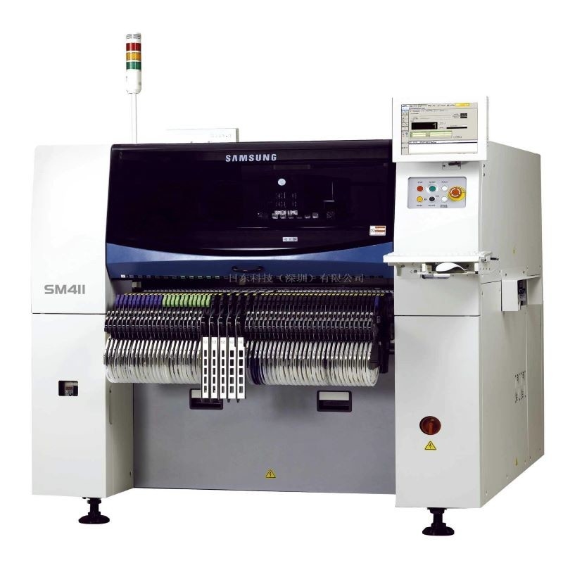 Samsung SM411 Pick And Place Machine 42000 CPH For High Precision Chips