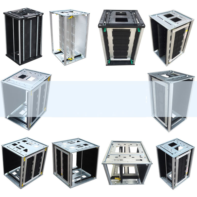 Plastic PCB Storage PCB Magazine Rack ESD Handle 254mm 5 Sheets