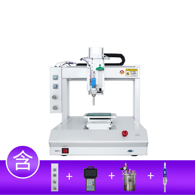 Three Anti Paint automatic PCB Coating Machine Desktop Offline 350W